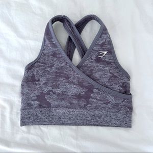 GYMSHARK CAMO SPORTS BRA